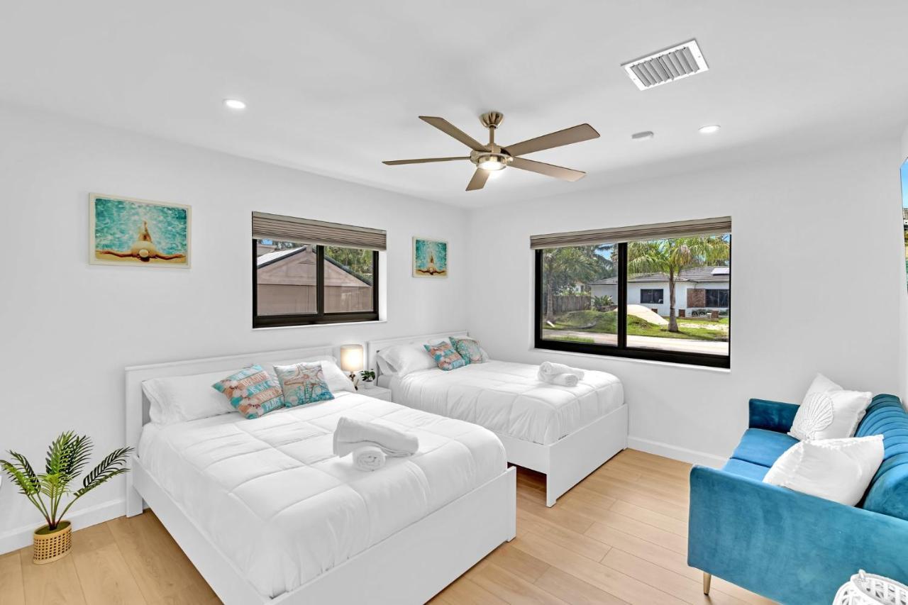 Tropical Oasis With Pool 10 Mins Airport & 5 Mins Beach Hollywood Exterior photo